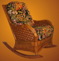 Rattan  Rocking Chair, Jamaica Style