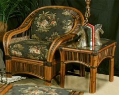 Sanibel Natural Rattan Lounge Chair