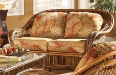 Sanibel Natural Rattan Loveseat