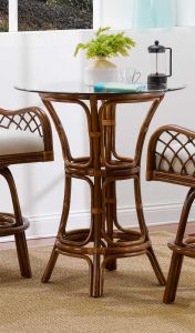 Grand Isle Rattan Counter Height Dining Table