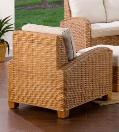 Millennial Natural Rattan Lounge Chair (Custom Finishes Available)