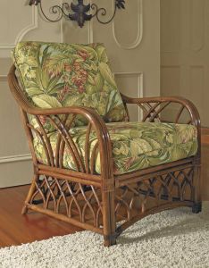 Orchard Park Natural Rattan Lounge Chair