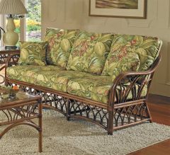 Orchard Park Natural Rattan Sofa (Custom Finishes Available)