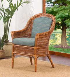 South Shore Natural Rattan Dining & Accent Chair (Custom Finishes Available)