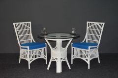 Rattan Dining Set 36" Dorado (2-Side Chairs) (2) frame colors) Brand New (2) Frame Colors