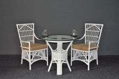 Rattan Dining Sets 36" Round Dorado Style (2-Arm Chairs) Brand New (2) Frame Colors