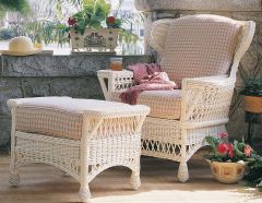 Vintage Natural Wicker Chair
