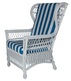 Columbia Wicker Wing Chair