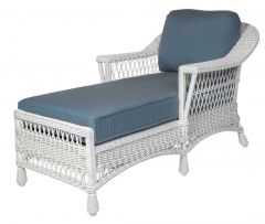 Sea Harbor Natural Wicker Chaise Lounge