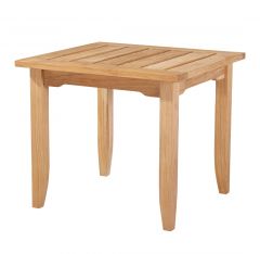 Lane Venture Edgewood Teak-Wood Rectangular End Table 