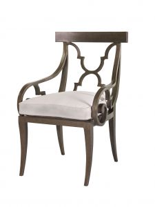 Lane Venture Hemingway Florentine Aluminum Dining Arm Chair
