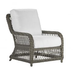 Lane Venture Mystic Harbor Resin Wicker Lounge Chair with Cushions