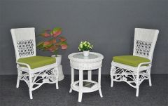 3-Piece Victorian Style Chat Set with Side Chairs & our Beaded Victorian Table.