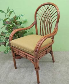 Rattan Dining Chair Savannah with Arms  (3 frame colors)