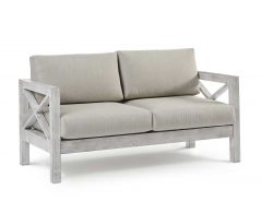 Catalina All Weather Aluminum Loveseat with Cushions