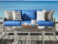 Canyon Lake All Weather Resin Wicker Outdoor Sofa