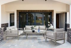 5 Piece Palm Island All Weather Aluminum Seating Collection