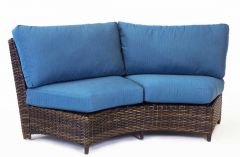St. Croix All Weather Curved Armless Loveseat