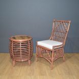 Dorado Side Chair & Tobago Round End Table