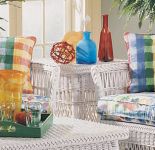 Capri Natural Wicker End Table