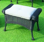 BLACK WITH GRANITE GRAY CUSHION