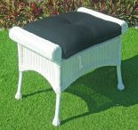 WHITE SHOWN WITH BLACK CUSHION