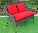 BLACK SHOWN WITH CHILI PEPPER RED CUSHIONS
