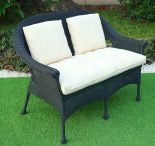 BLACK SHOWN WITH BEIGE CUSHIONS