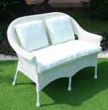 WHITE SHOWN WITH IVORY CUSHIONS