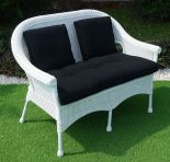 WHITE SHOWN WITH BLACK CUSHIONS