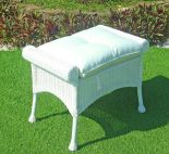 WHITE SHOWN WITH IVORY CUSHION