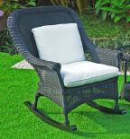 BLACK WITH GRANITE GRAY CUSHIONS