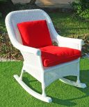WHITE SHOWN WITH CHILI RED CUSHIONS