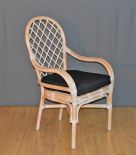 WHITE WASH BLACK CUSHION