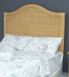 Rattan Headboard, Isla Morada Palmetto Full Queen Headboard Natural Frame Finish. Brand New Design--Has Arrived