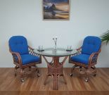 WITH MARINE BLUE CUSHIONS