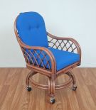 WITH MARINE BLUE CUSHIONS