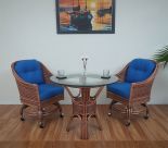 WITH MARINE BLUE CUSHIONS