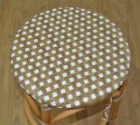 Wicker Bar Stools, Rattan Frames with Easy Clean Resin Wicker Seats. Lila Style Natural-White/Honey Top---SPECIAL Pricing