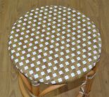 Wicker Counter Stools, Rattan Frames with Easy Clean Resin Wicker Seats, Lila Style Natural-Solid Dark Top---SPECIAL Pricing