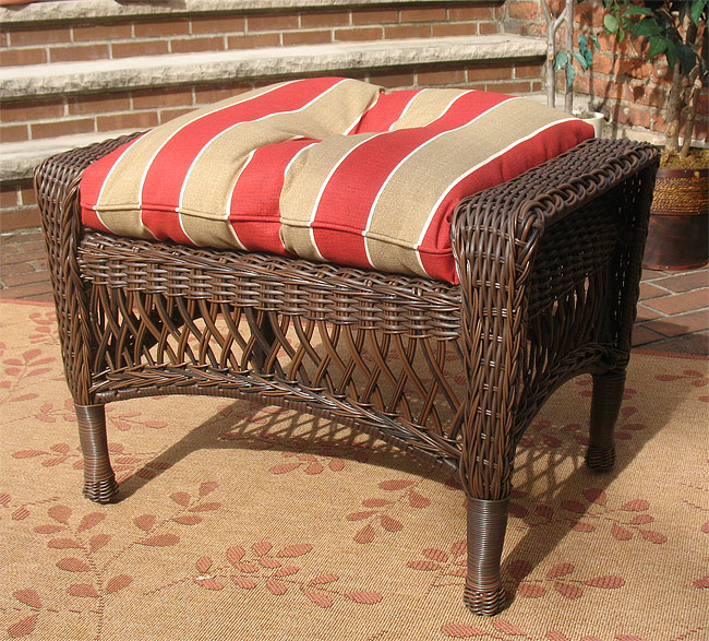 Madrid Resin Wicker Ottoman