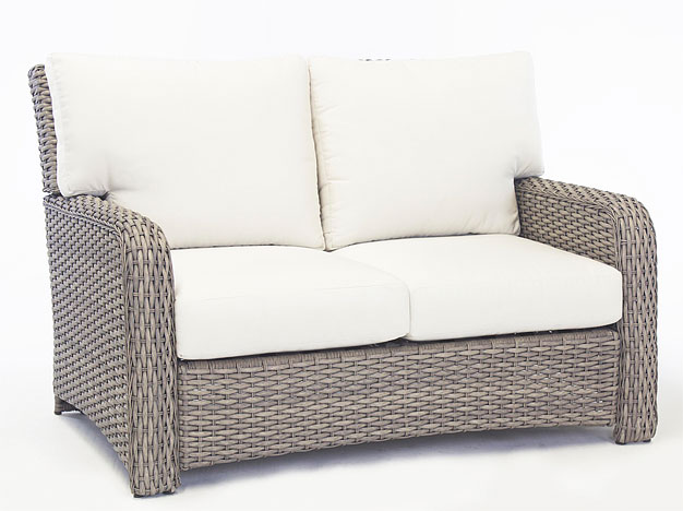 St Croix All Weather Outdoor Resin Wicker Loveseat