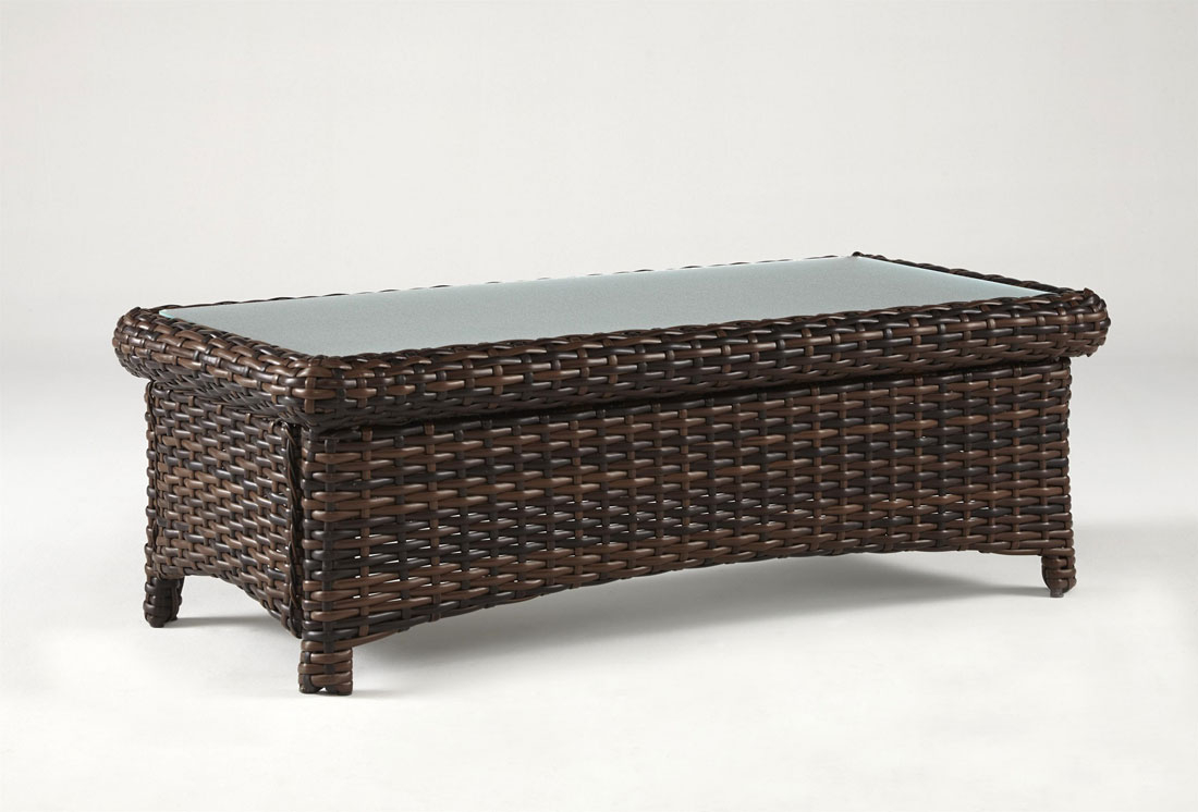 St. Croix All Weather Resin Wicker Cocktail Table 